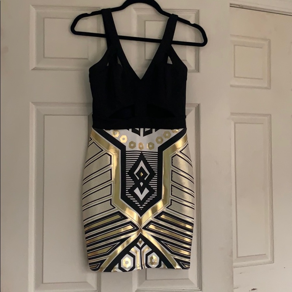Art Deco Mini Dress